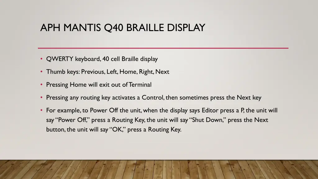 aph mantis q40 braille display
