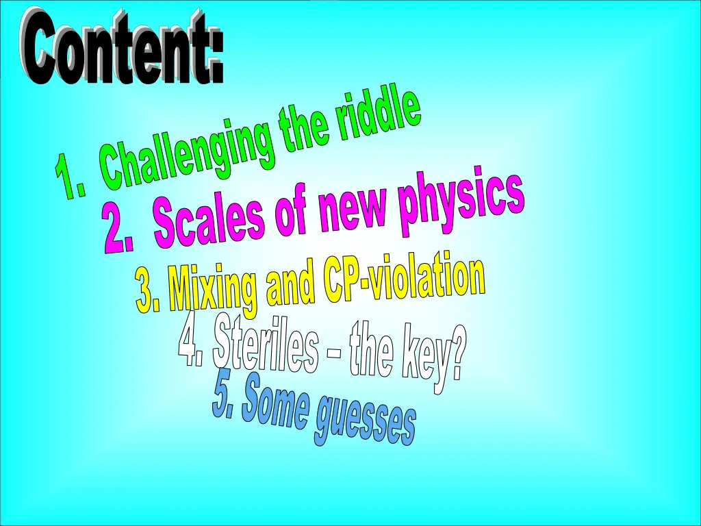 content challenging the riddle