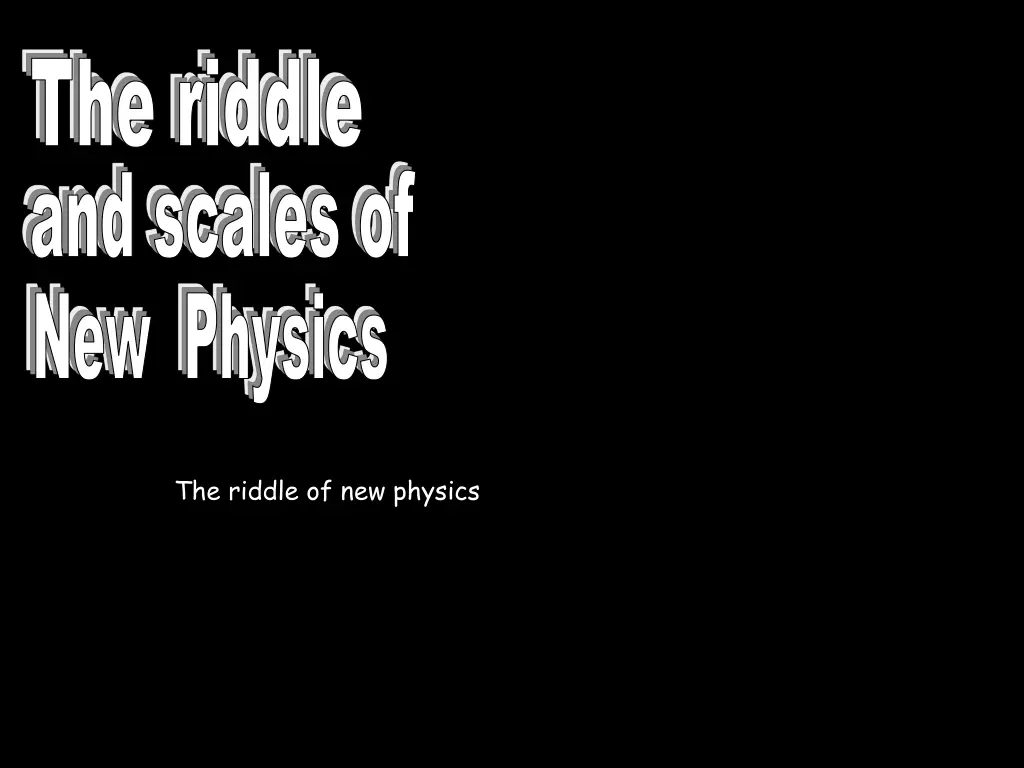 the riddle