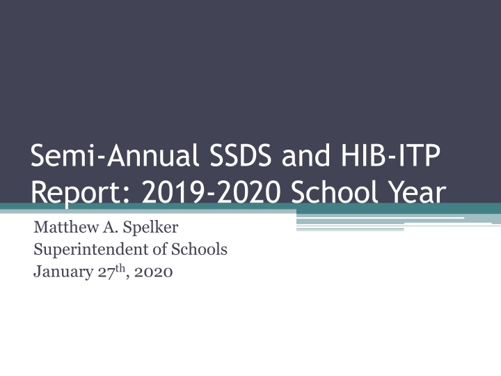 semi annual ssds and hib itp report 2019 2020