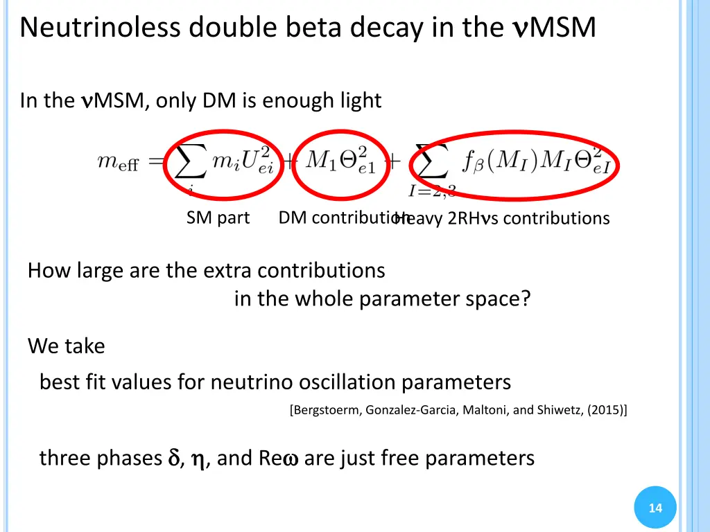 neutrinoless double beta decay in the msm 1