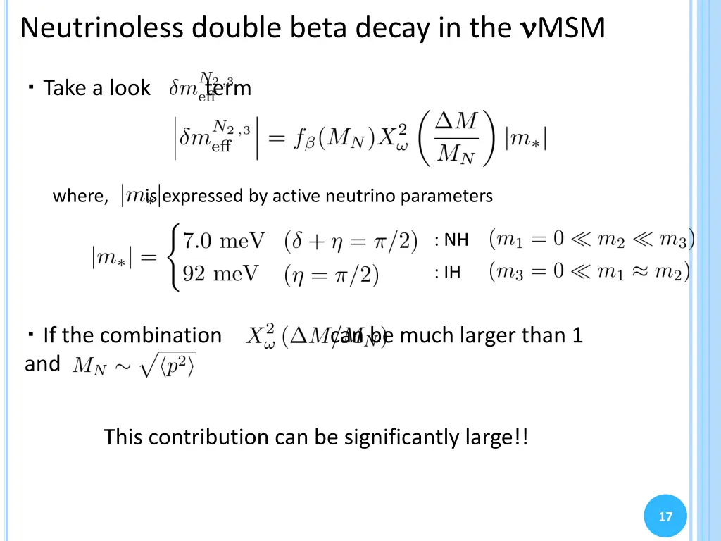 neutrinoless double beta decay in the msm 4