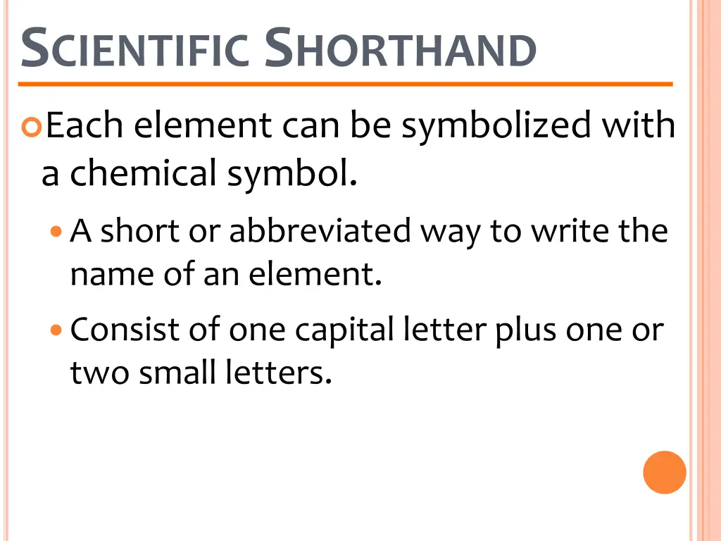 s cientific s horthand
