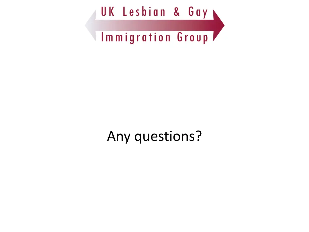 any questions