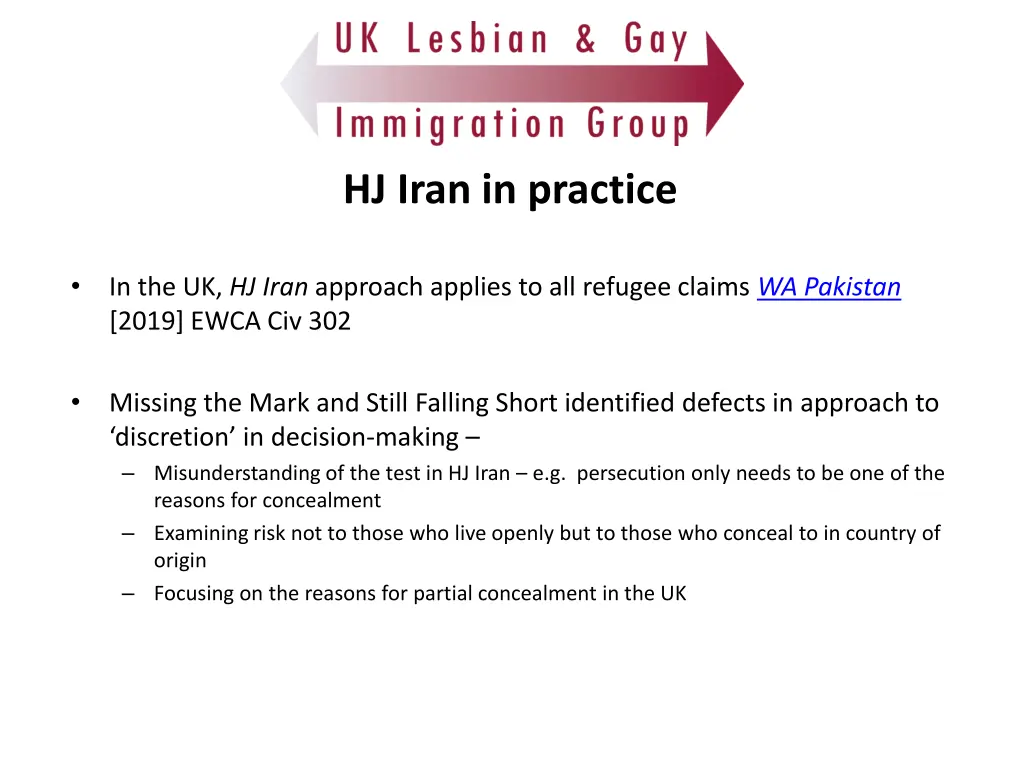 hj iran in practice