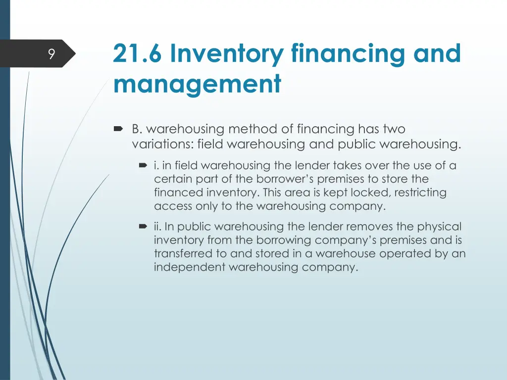 21 6 inventory financing and management 1