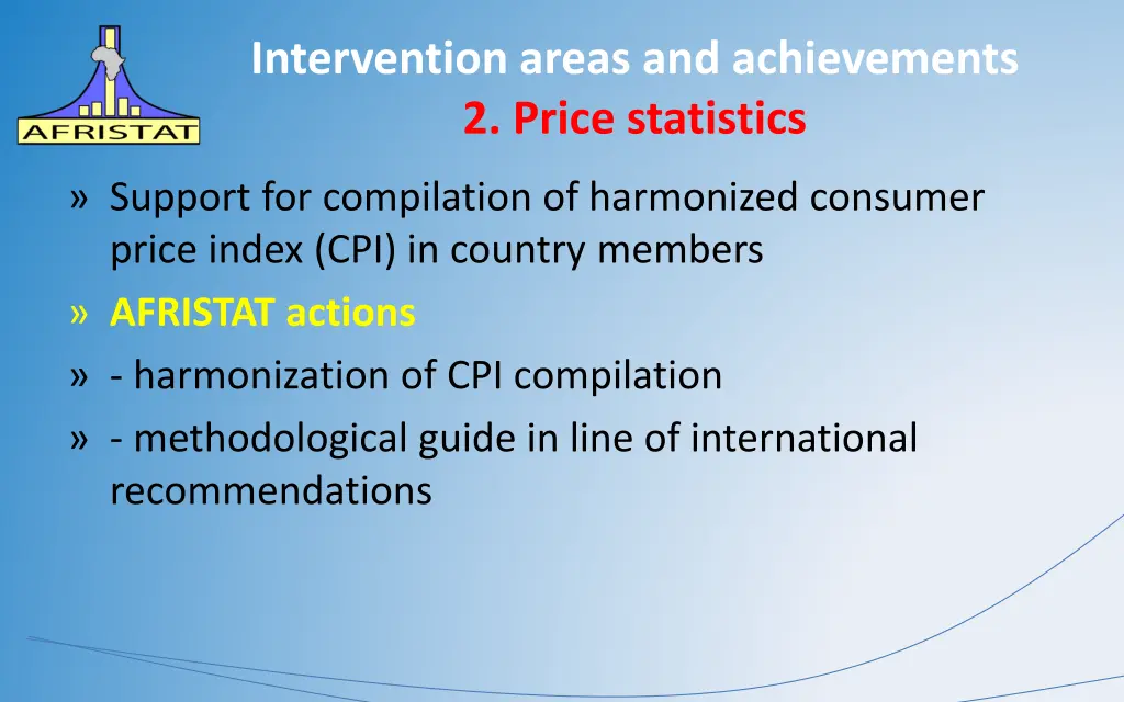intervention areas and achievements 2 price