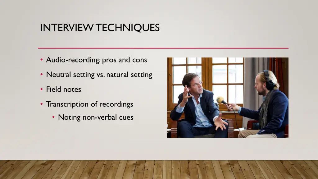 interview techniques