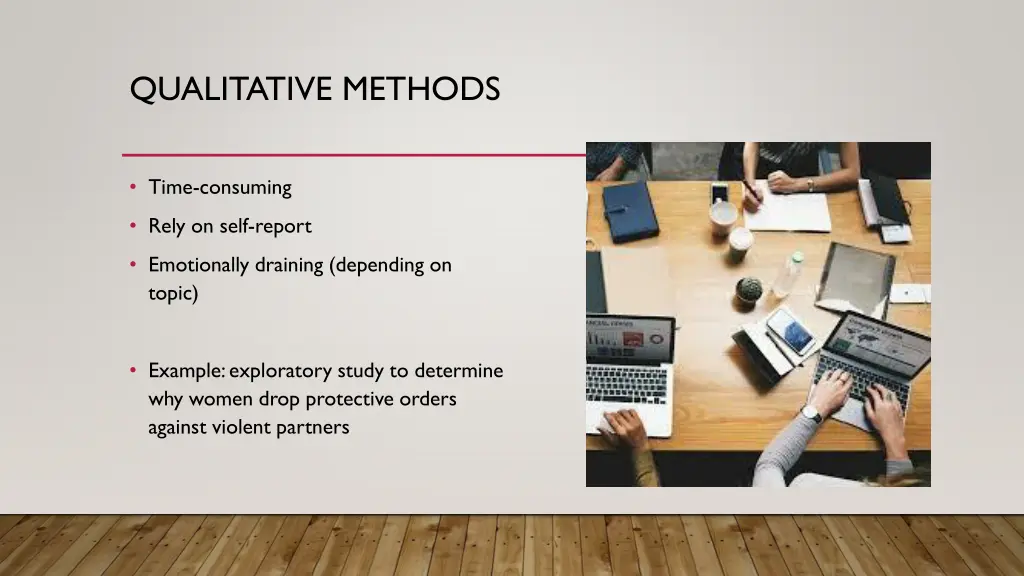 qualitative methods