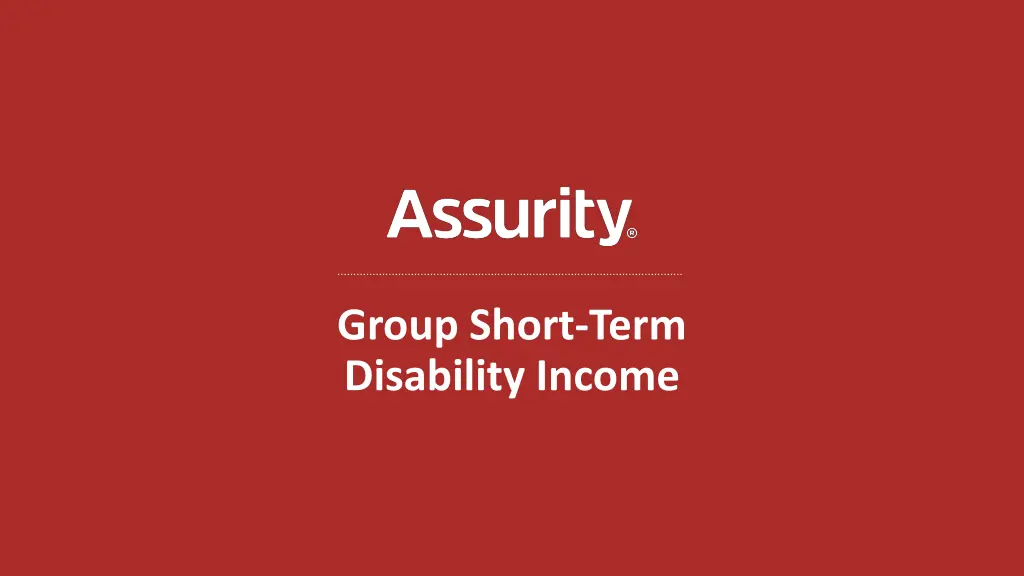 group short term disability income