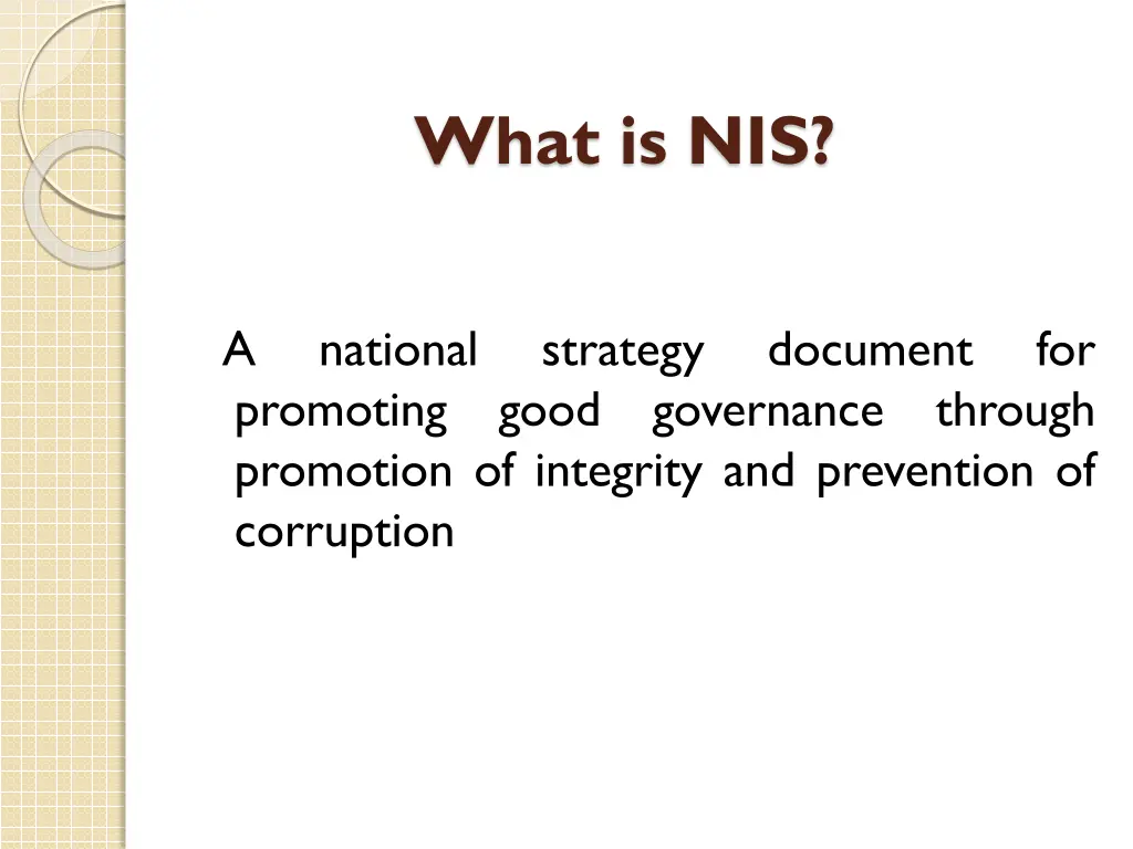 what is nis