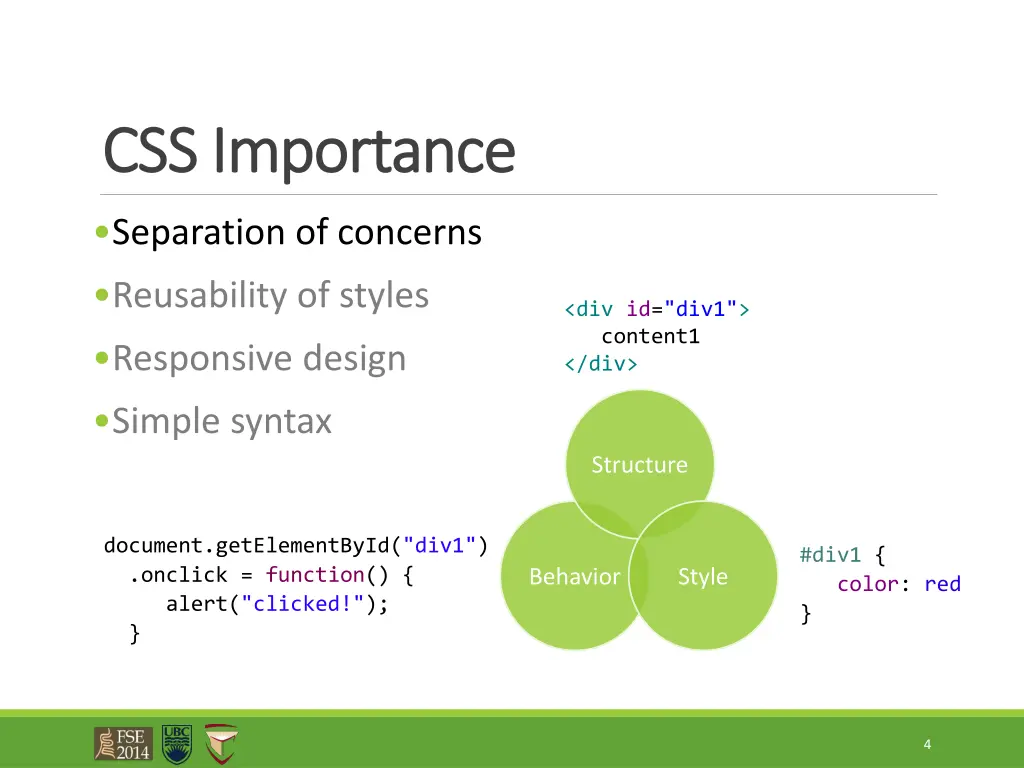 css css importance importance