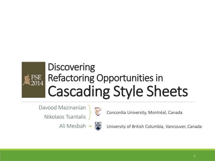 discovering discovering refactoring opportunities