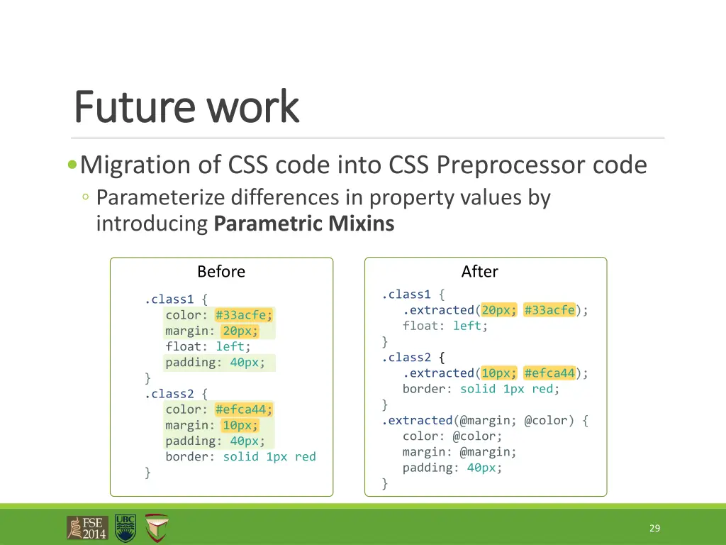future work future work