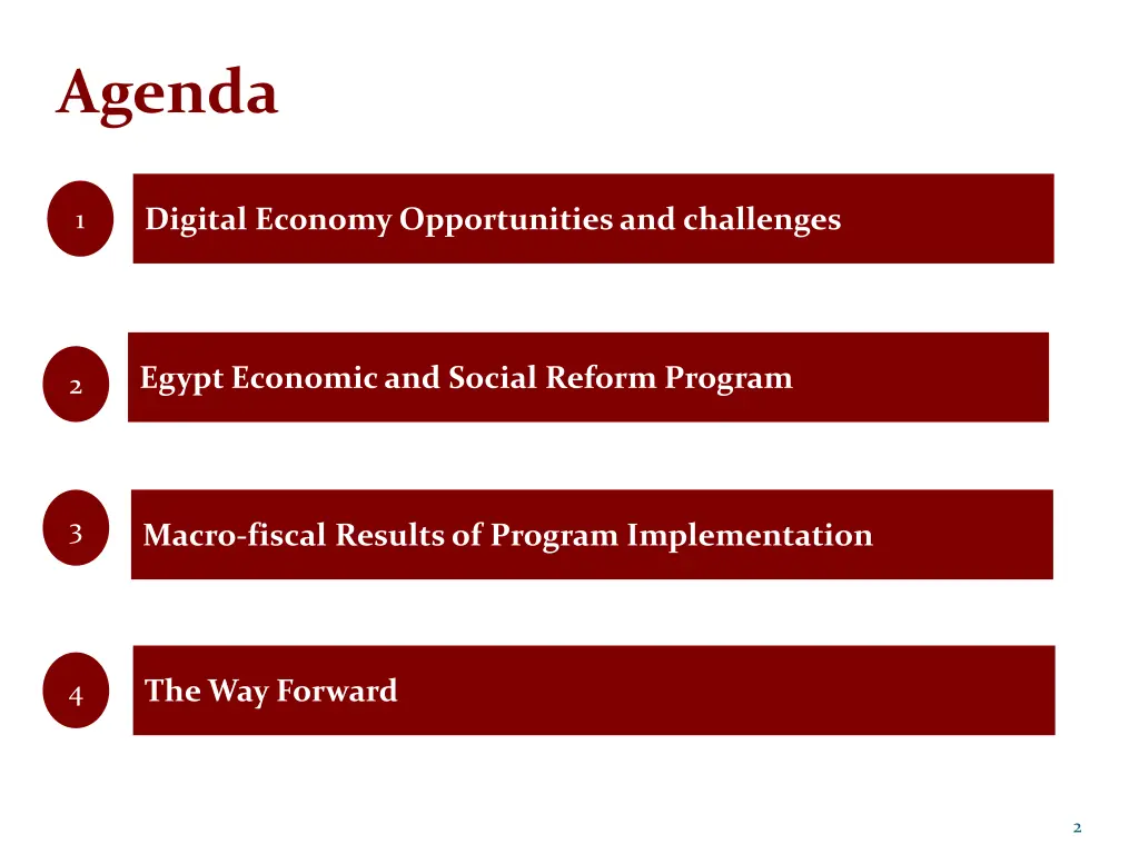 agenda
