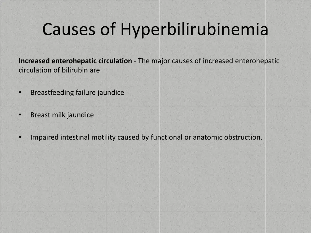 causes of hyperbilirubinemia 2