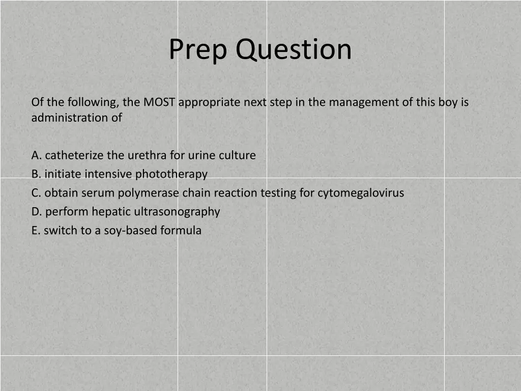 prep question 1