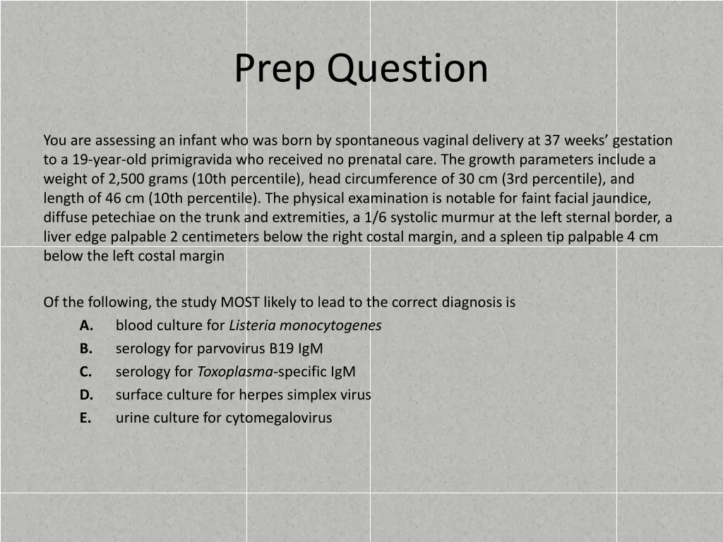 prep question 2