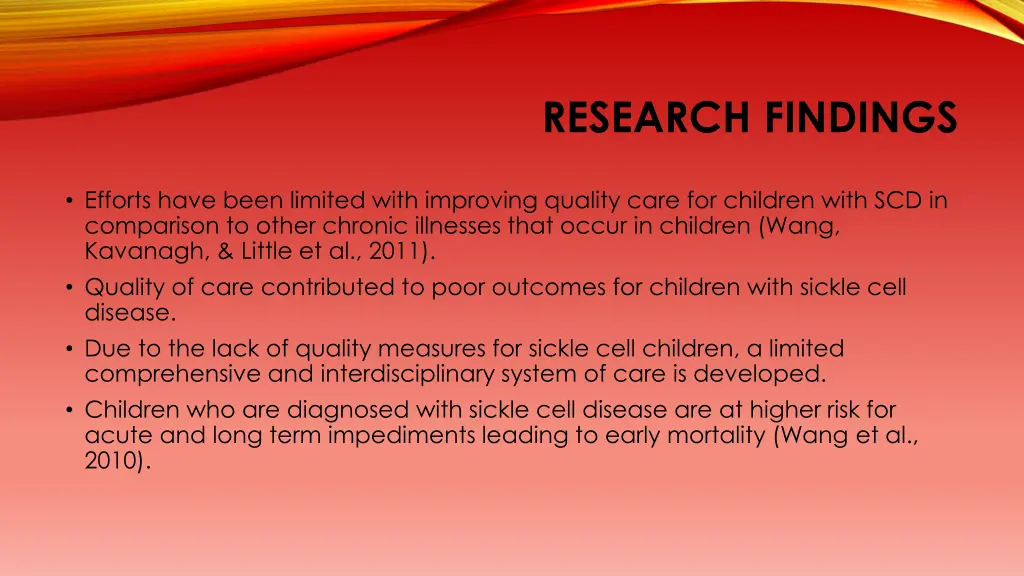 research findings
