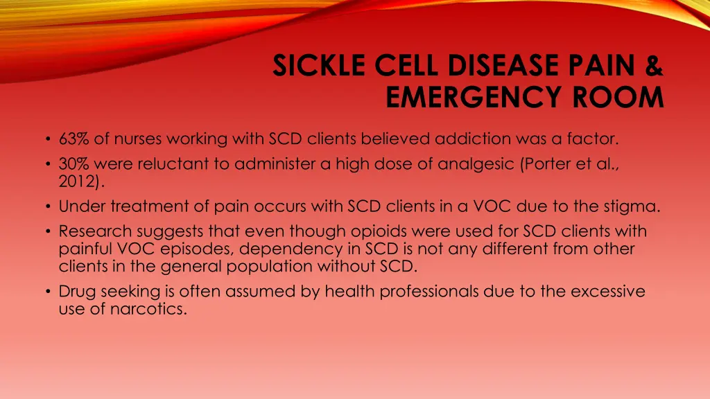 sickle cell disease pain emergency room 1