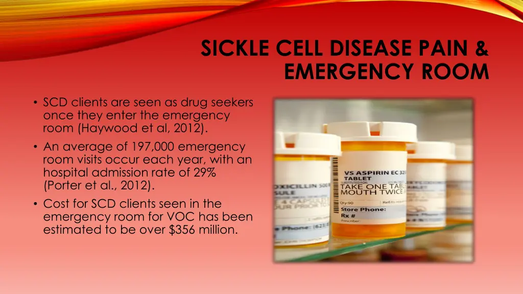 sickle cell disease pain emergency room