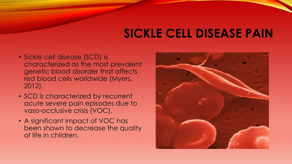 sickle cell disease pain