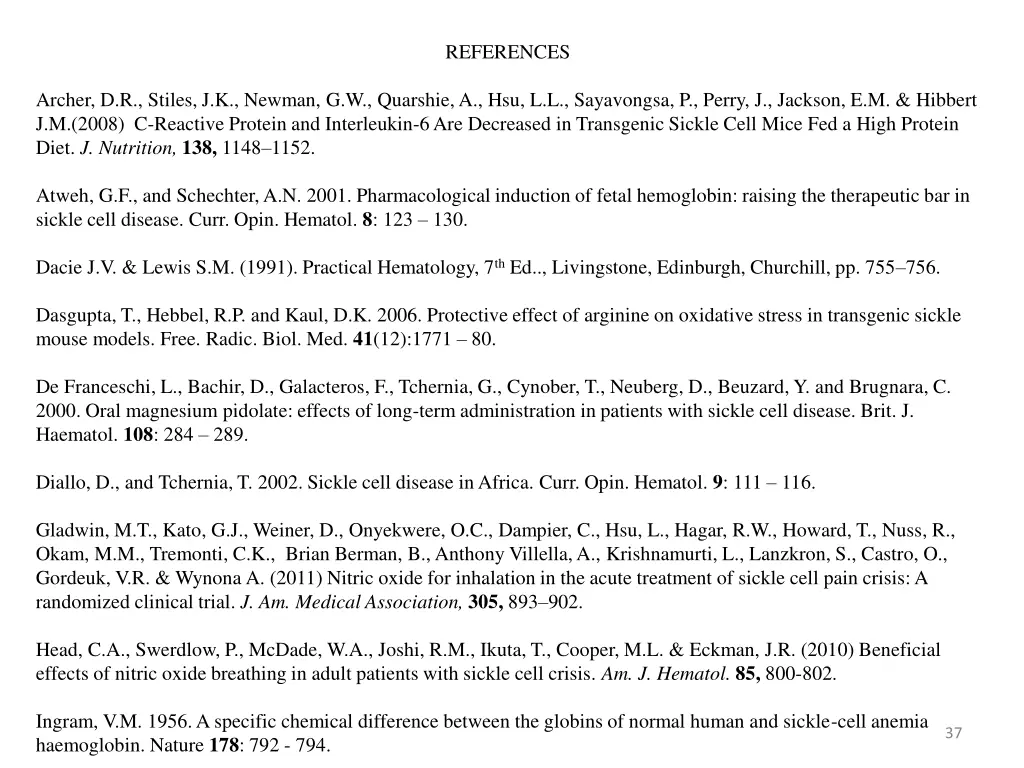 references