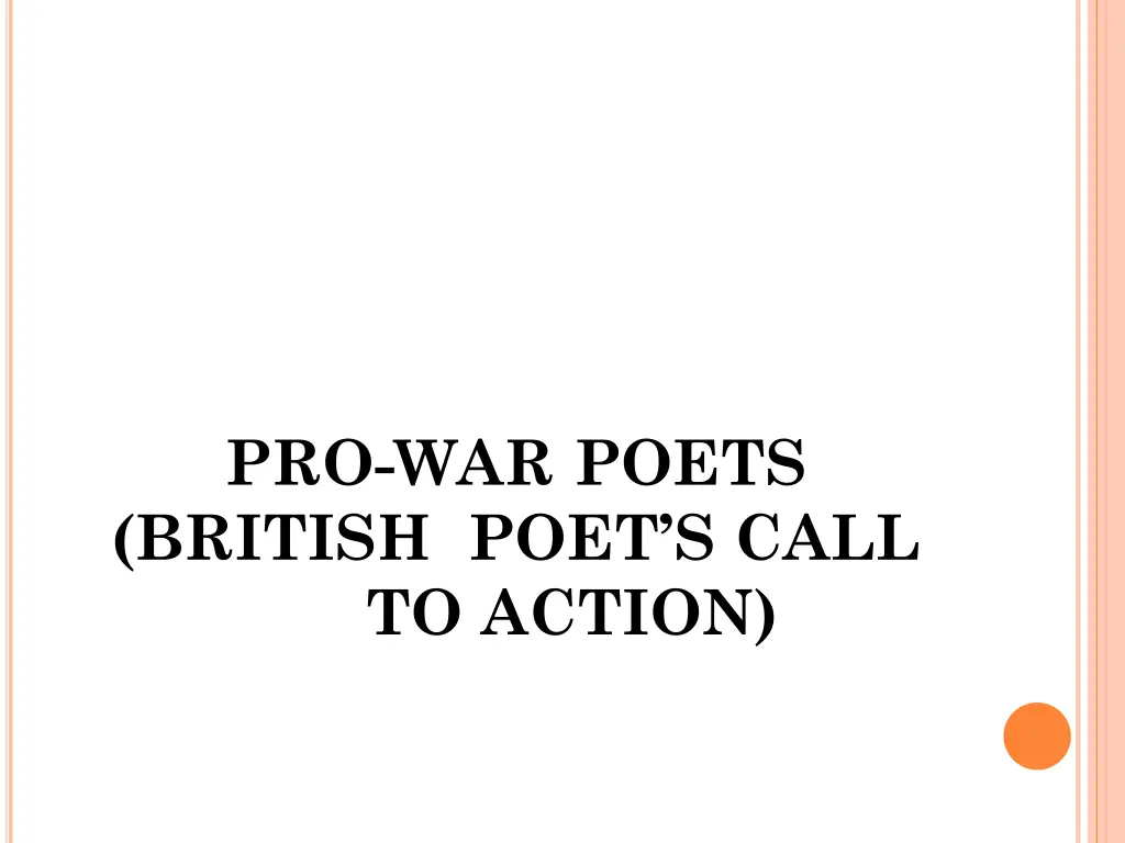 pro war poets british poet s call to action