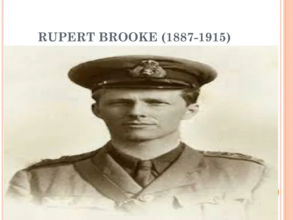 rupert brooke 1887 1915