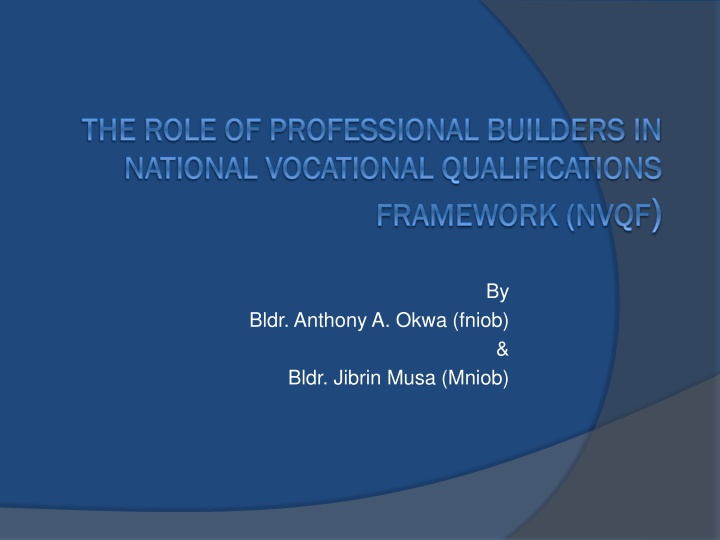 the role of professional builders in the role