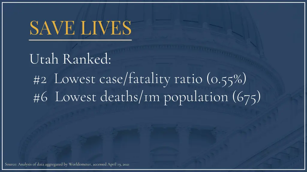 save lives