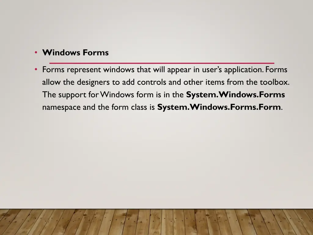 windows forms
