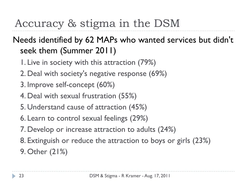 accuracy stigma in the dsm 7