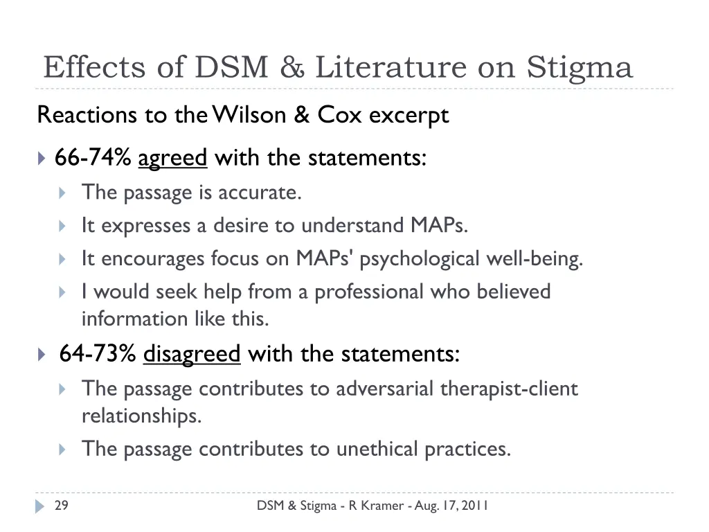 effects of dsm literature on stigma 1