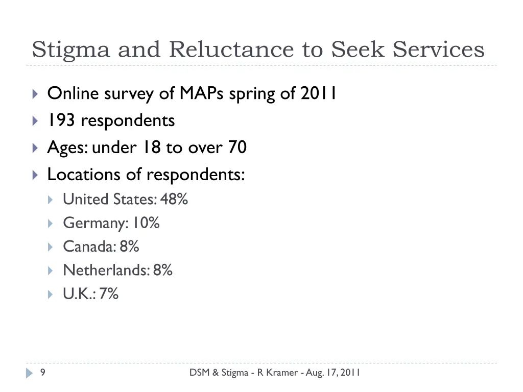 stigma and reluctance to seek services 1