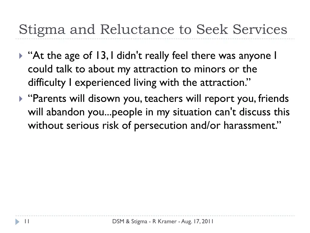 stigma and reluctance to seek services 3