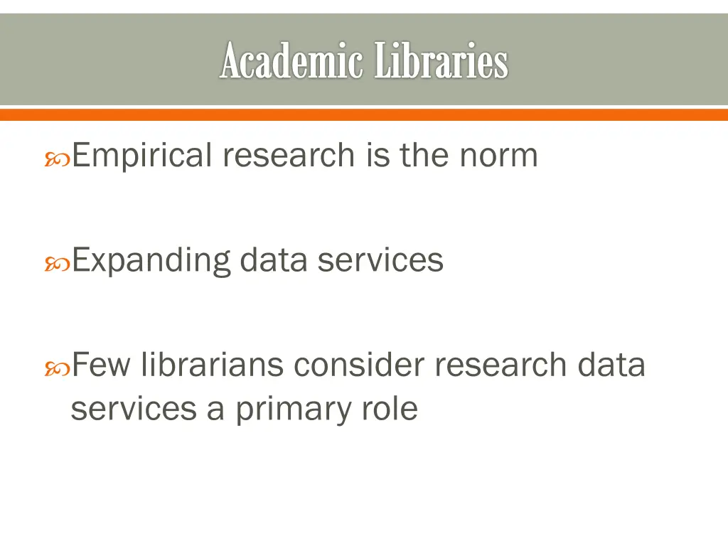 academic libraries