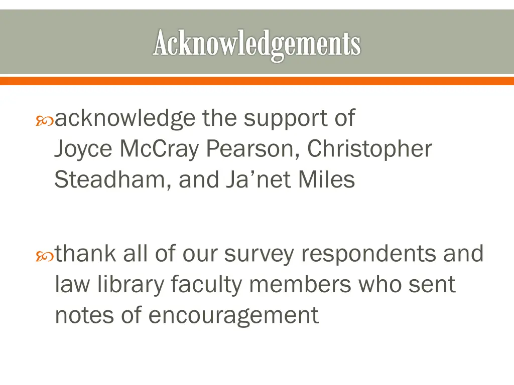 acknowledgements