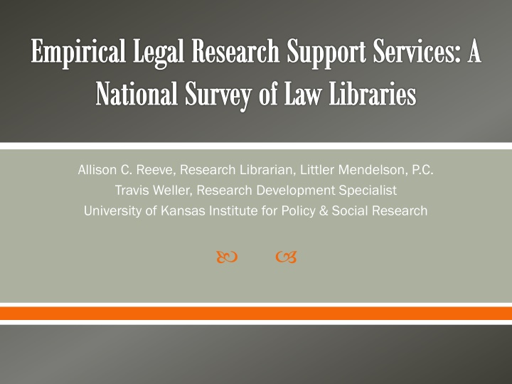 empirical legal research support services