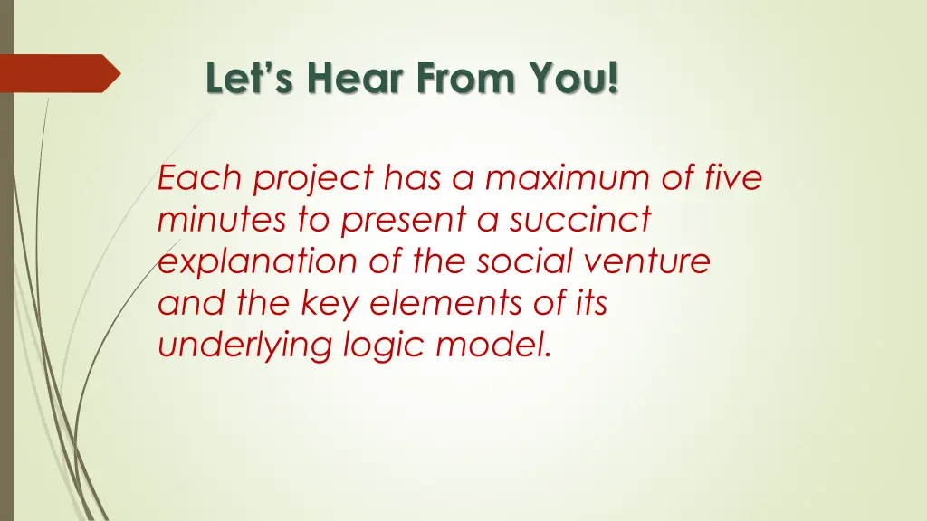let s hear from you