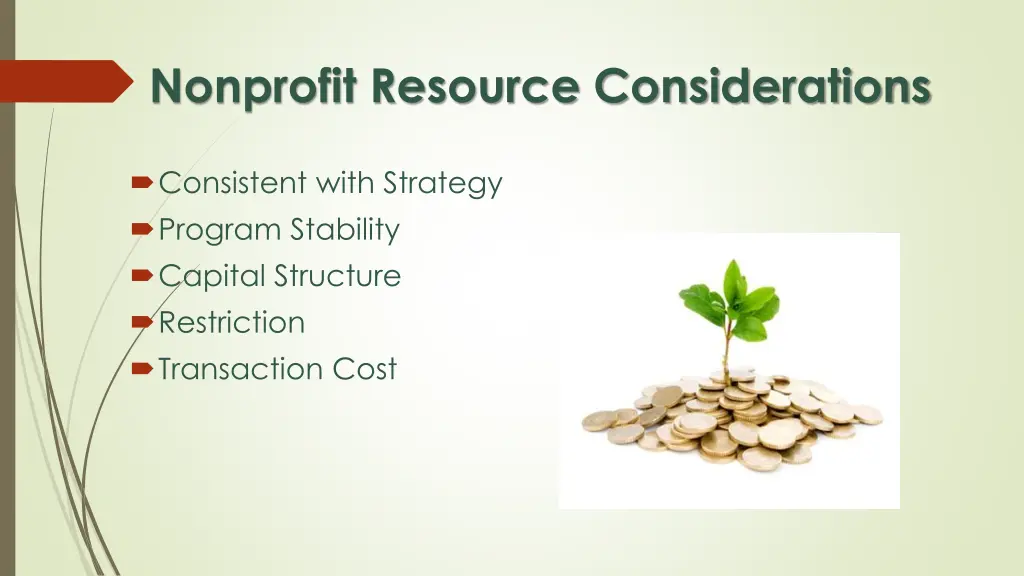 nonprofit resource considerations
