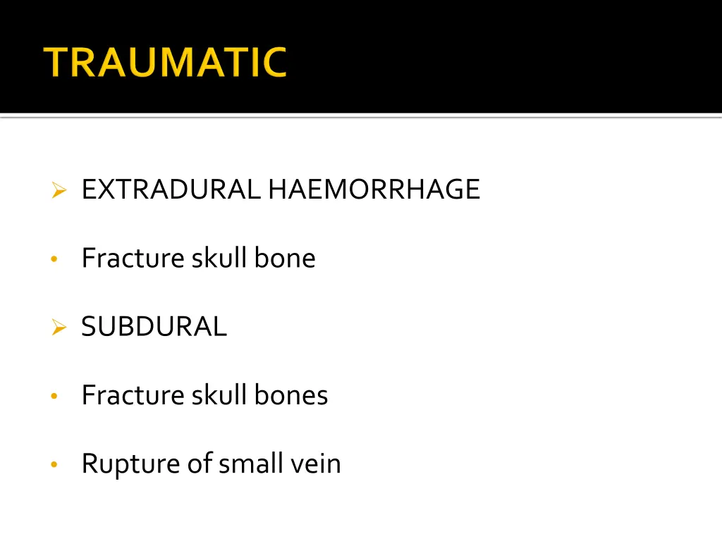 extradural haemorrhage