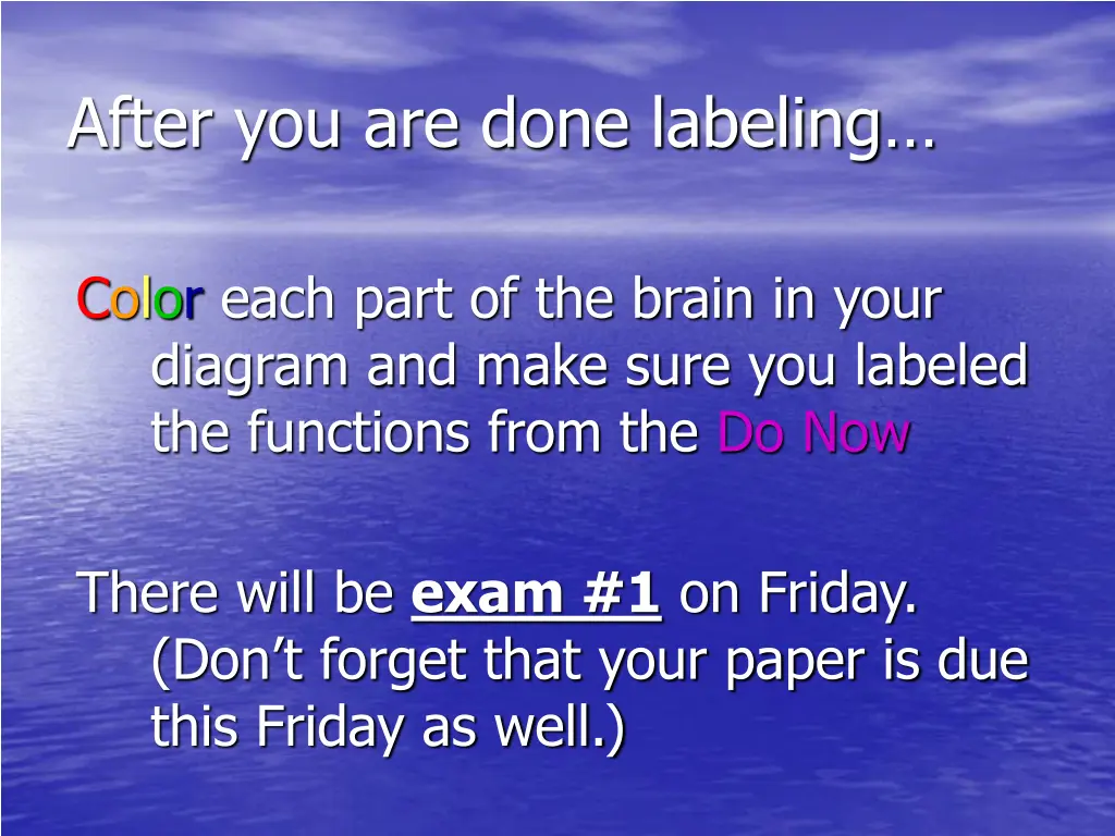 after you are done labeling