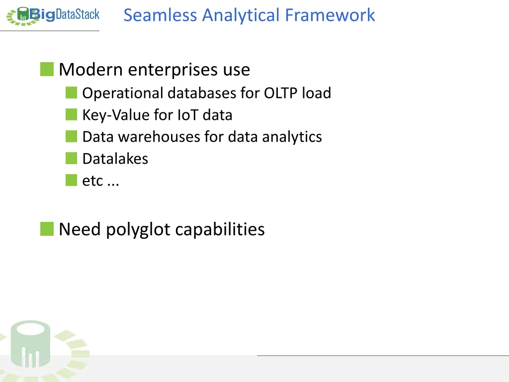seamless analytical framework 1