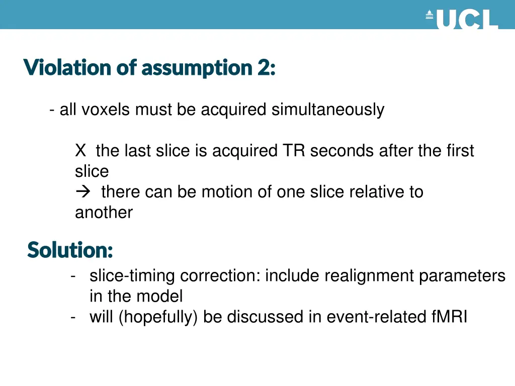 violation of assumption 2 violation of assumption