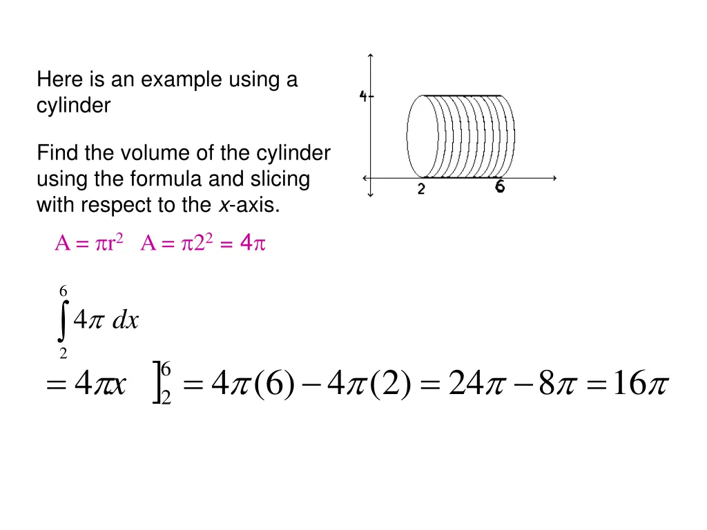 here is an example using a cylinder