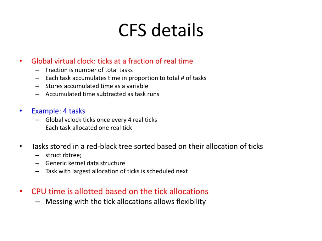 cfs details
