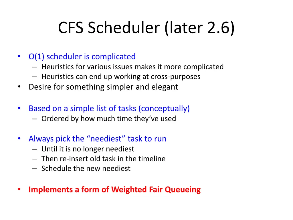 cfs scheduler later 2 6