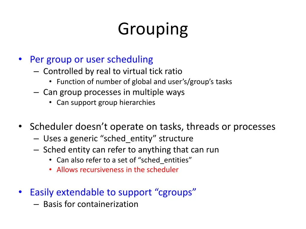 grouping