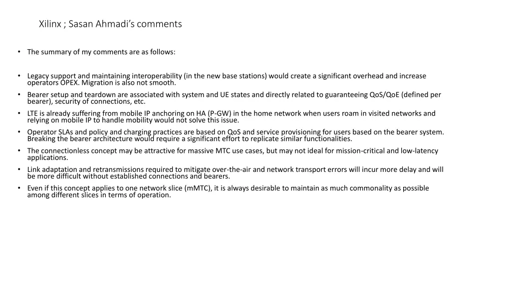 xilinx sasan ahmadi s comments